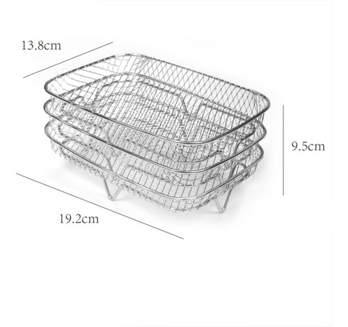 Fritadeira A Ar, Rack De Espeto, Rack De Torra, Retângulo