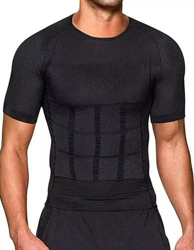 Polera Compresión Hombre Faja Talla Xl-xxl Reductora