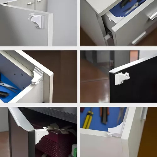 Pack 4 De Seguros Magnéticos Puertas Y Cajones Bebé/ Niños