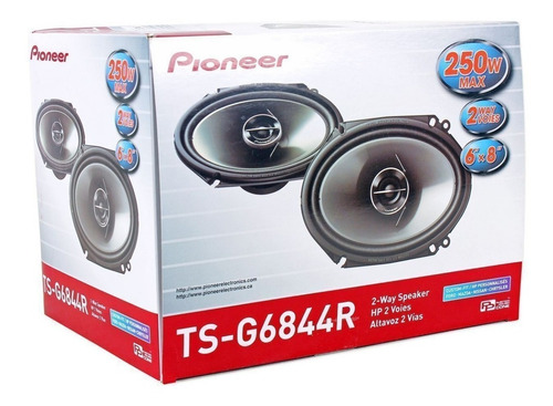 Bocinas De 2 Vías Pioneer Ts-g6844r 6x8 250 Watts Max