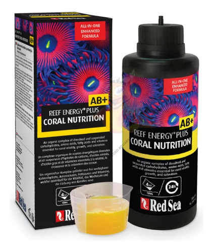 Red Sea Reef Energy Plus Ab+ 1000ml 1l Aminoacido Corais