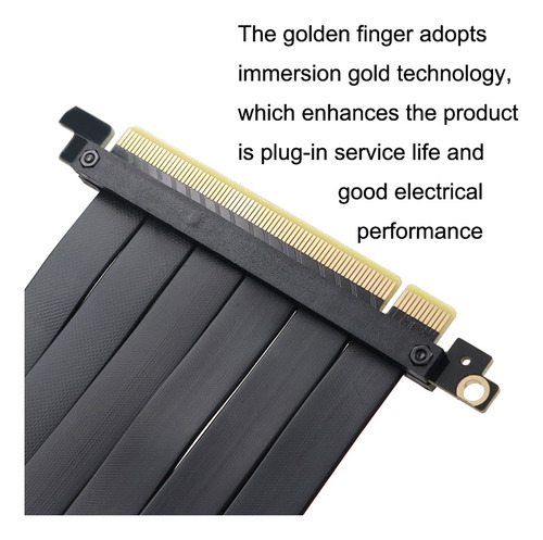Cable De Extensión De Tarjeta Gráfica Pci-e 3.0 16 X 90 Grad