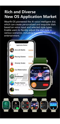 Q Un Reloj Inteligente Hk9 Ultra 2 Con Pantalla Amoled Rom