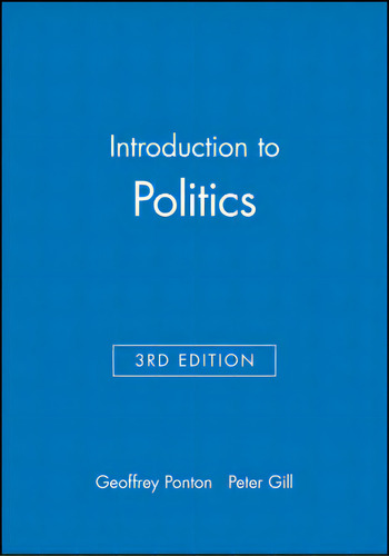 Introduction To Politics, De Ponton, Geoffrey. Editorial Wiley, Tapa Blanda En Inglés