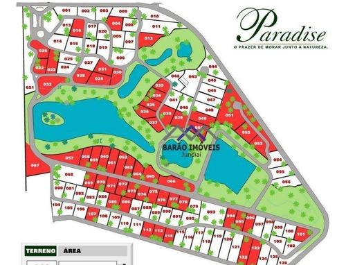 Terreno À Venda, 1051 M² Por R$ 264.000,00 - Cabreúva - Cabreúva/sp - Te0347