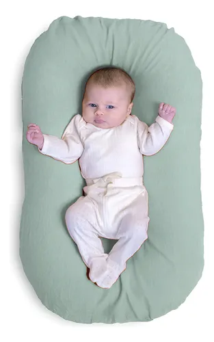 Ninho Casulinho Bebê Sensorial M + Capa Algodão 250 Fios