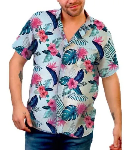 Camisa Manga Corta Floreada Alamo Moha 131250