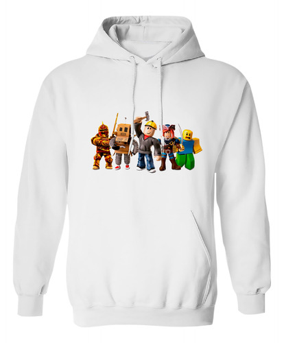 Sudadera Con Gorro Jugadores Roblox Game Infantil