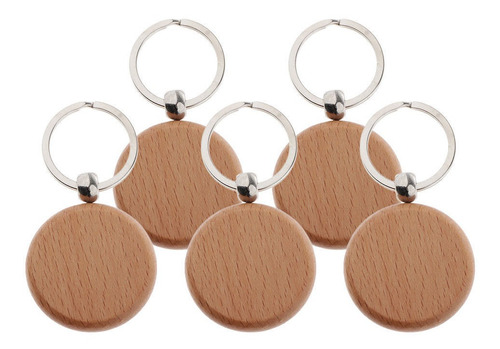 10 Piezas En Blanco Rectángulo Llavero De Madera Anillos 10 Piezas En Blanco Rectángulo Llavero De Madera Anillos