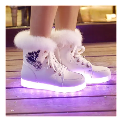 Zapatillas Luminosas Para Ni os Zapatos Con Luz Led Cuotas sin