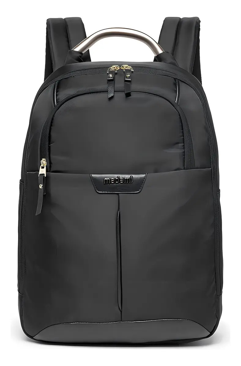 Mochila Executiva Preta Madami Reforçada Notebook Unissex