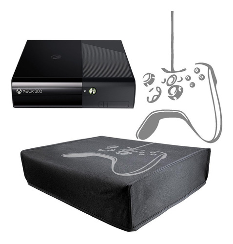 Imagem 1 de 7 de Capa Xbox 360 Superslim E Slim Antipoeira Protetora Console
