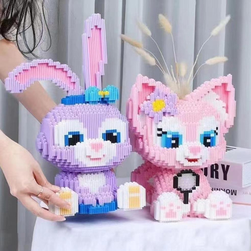Puzzle Building Block Toy Starry Rabbit Para Niños Y Niñas