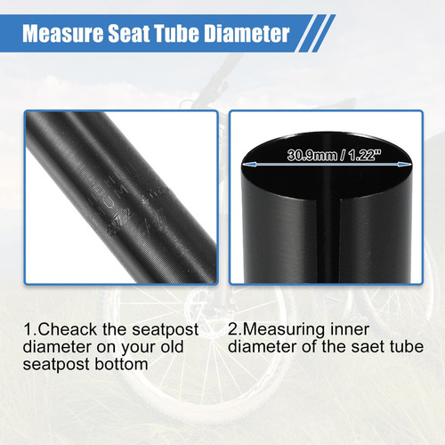 Adaptador De Poste Asiento Bicicleta 30.9-31.6mm 2uds