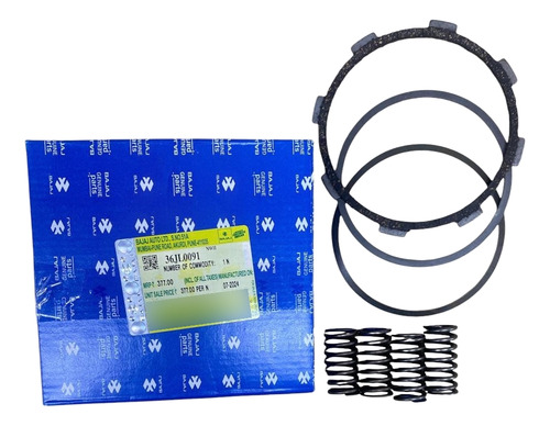 Kit Antivibrante Clutch Pulsar 200 Ns-as-rs Bajaj Original