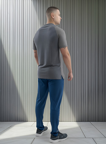Remera Deportiva Stone Mauricio Hombre Gris Active