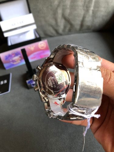 Relogio Guess W0969g3 Prata Original Completo