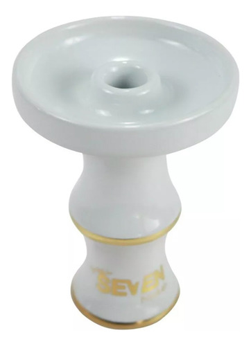 Rosh Cerâmica Queimador Seven Small Hookah - Branco