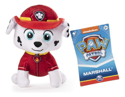 Perro Paw Patrol 12 Cm Marshall Rojo