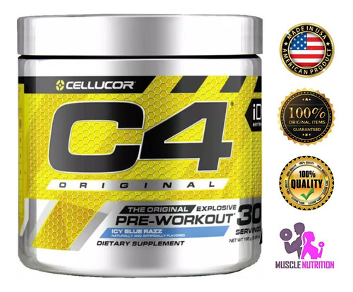 C4 Cellucor Pre Entreno 30 Serv Registro Sanitario     