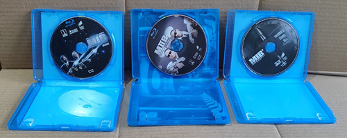 Blu-ray - Trilogia Homens De Preto - Mib - Filmes 1, 2 E 3 (Usado)