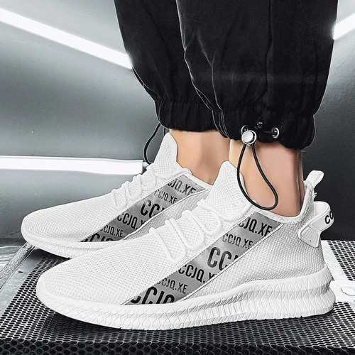 Zapatillas De Running Para Hombre De Color Blanco