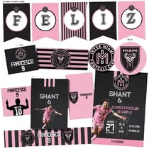 Comprar Kit Imprimible Personalizado Inter Miami Messi Candy Deco