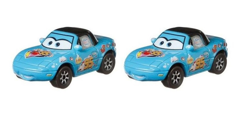 Cars Disney - Dinoco Mia & Dinoco Tia - Metal -  Mattel - 