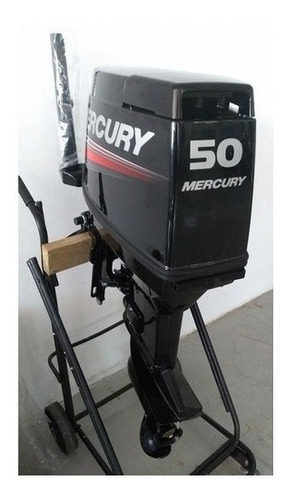 Imagem 3 de 8 de Motor De Popa Mercury 50hp Mh 2 Tempos Partida Manual
