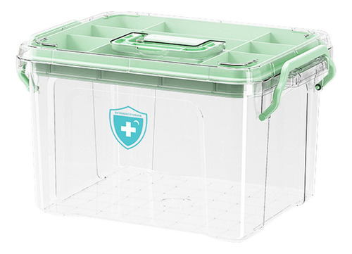 Caja De Almacenamiento De Medicamentos, Botiquín De Verde L