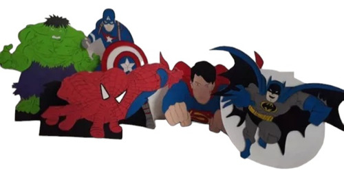 Superheroes Para Decorar Candy Bar Imagenes Spiderman Batman