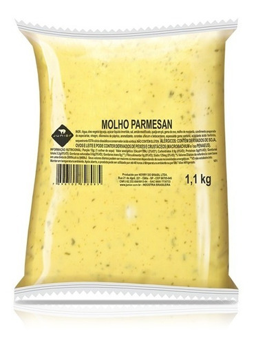 Molho Parmesan Junior Pouch 1,1kg