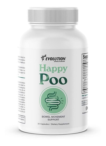 Evolution Advance Happy Poo - Limpiador De Colon  Probitico 