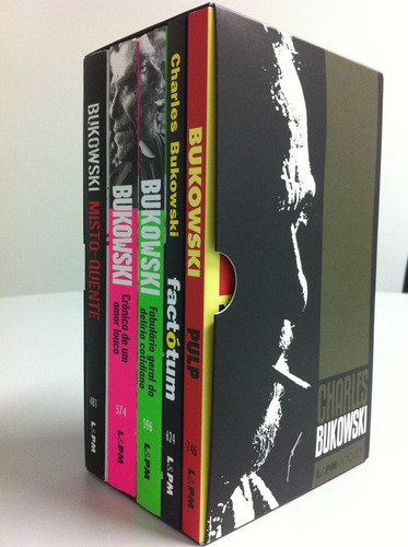Livro Box Charles Bukowski - 5 Livros Factótum Pulp Caixa