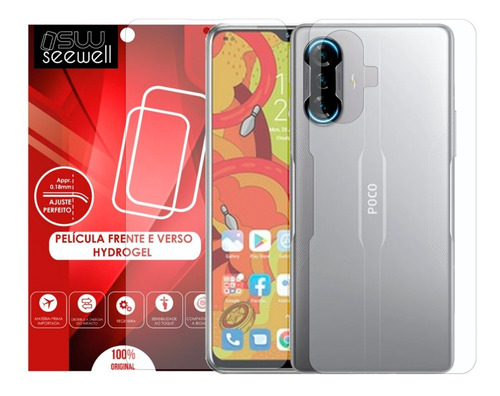 Película Traseira Xiaomi Poco F3 Gt + Pel Frontal Hydrogel