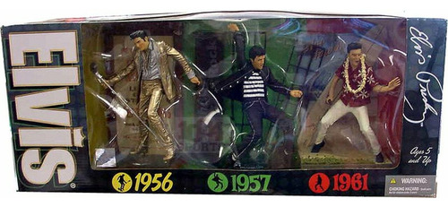 Caixa Bonecos Elvis Presley Mcfarlane Deluxe Action Figures (Usado)