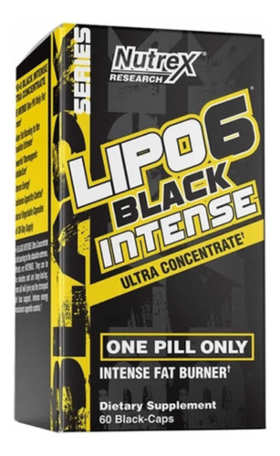 Lipo 6 Black Intense Nutrex Quemador De Grasa Mejorado