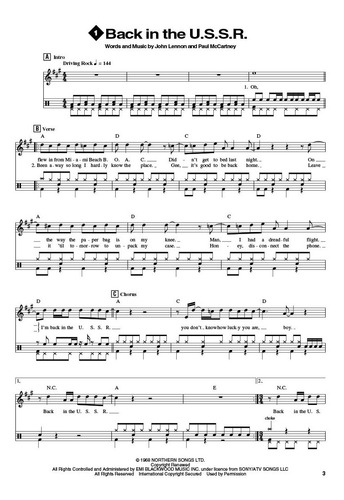 Fast Track Drums 2, Songbook 1.