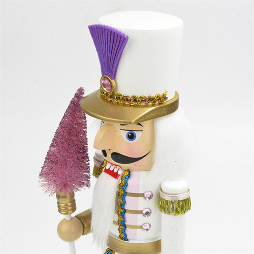 Adorno De Cascanueces De Madera, Figura De Rey,