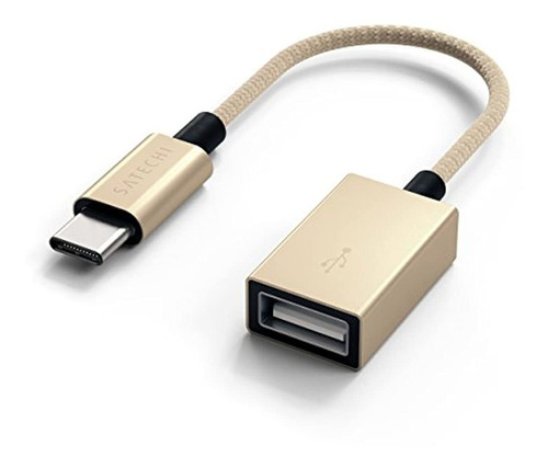 Satechi Aluminum Type-c Usb 3.1 (male) To Standard Type A (f