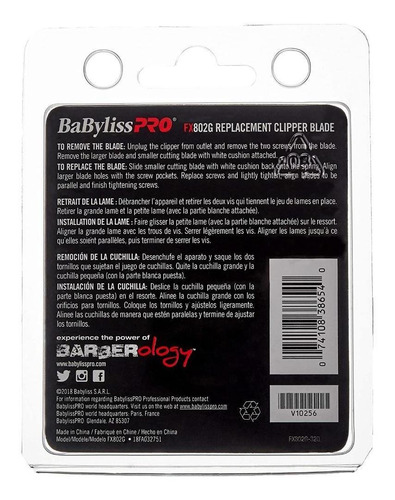 Imagen 3 de 4 de Cuchilla De Repuesto Para Clipper Goldfx. Fx802g