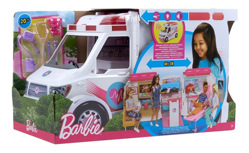 Barbie Ambulancia Original De Mattel Con Accesorios Carro