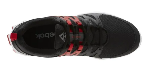 Tenis reebok top negro con rojo