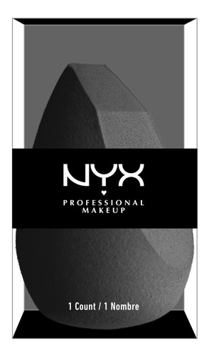 Esponja Para Maquillaje Nyx Complete Control Blending Color Negro