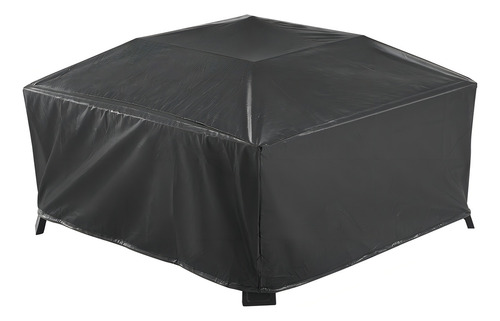 Mainstays Fogata De Leña Jardin Exterior Moderna Cuadrada 76cm , Greyson 30 Incluye Cubierta