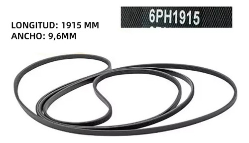 6ph1915 - Correa Secadora Compatible Con Electrolux/mademsa