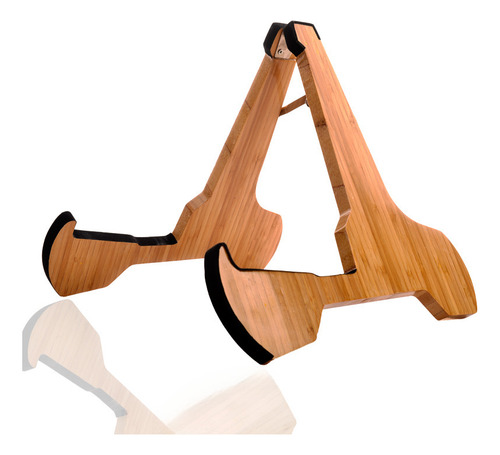 Pedal De Guitarra De Bambú, Soporte Para Violín Y Bajo