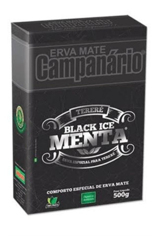 Erva Mate Tereré Black Ice Menta 12x500g - Bomba