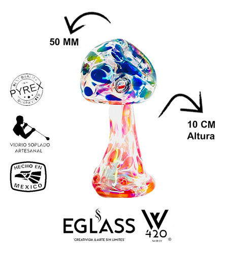 25pz De Bong Pip Hongo Decorado Magic