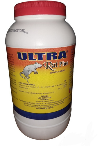 1 Kg De Raticidad Roedores Ratas Ratones Ultra Rat Queso